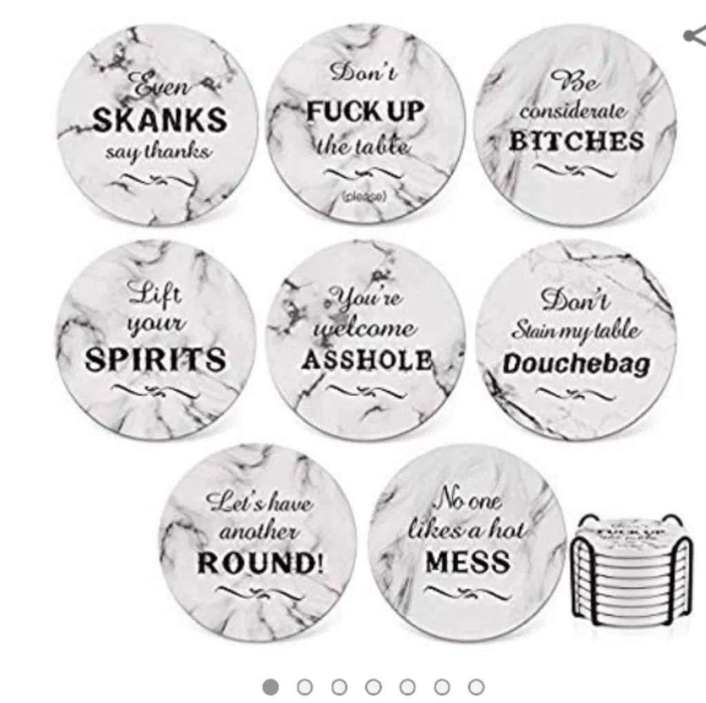 Ceramic Place Mats and Coasters with 4 Color Printing (TM-03)