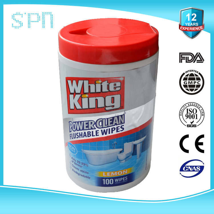 Special Nonwovens Easy to Clean Disinfect Wet Smart&Effective Soft Wipes in Canister Extra Absorbnet Wet Wipes