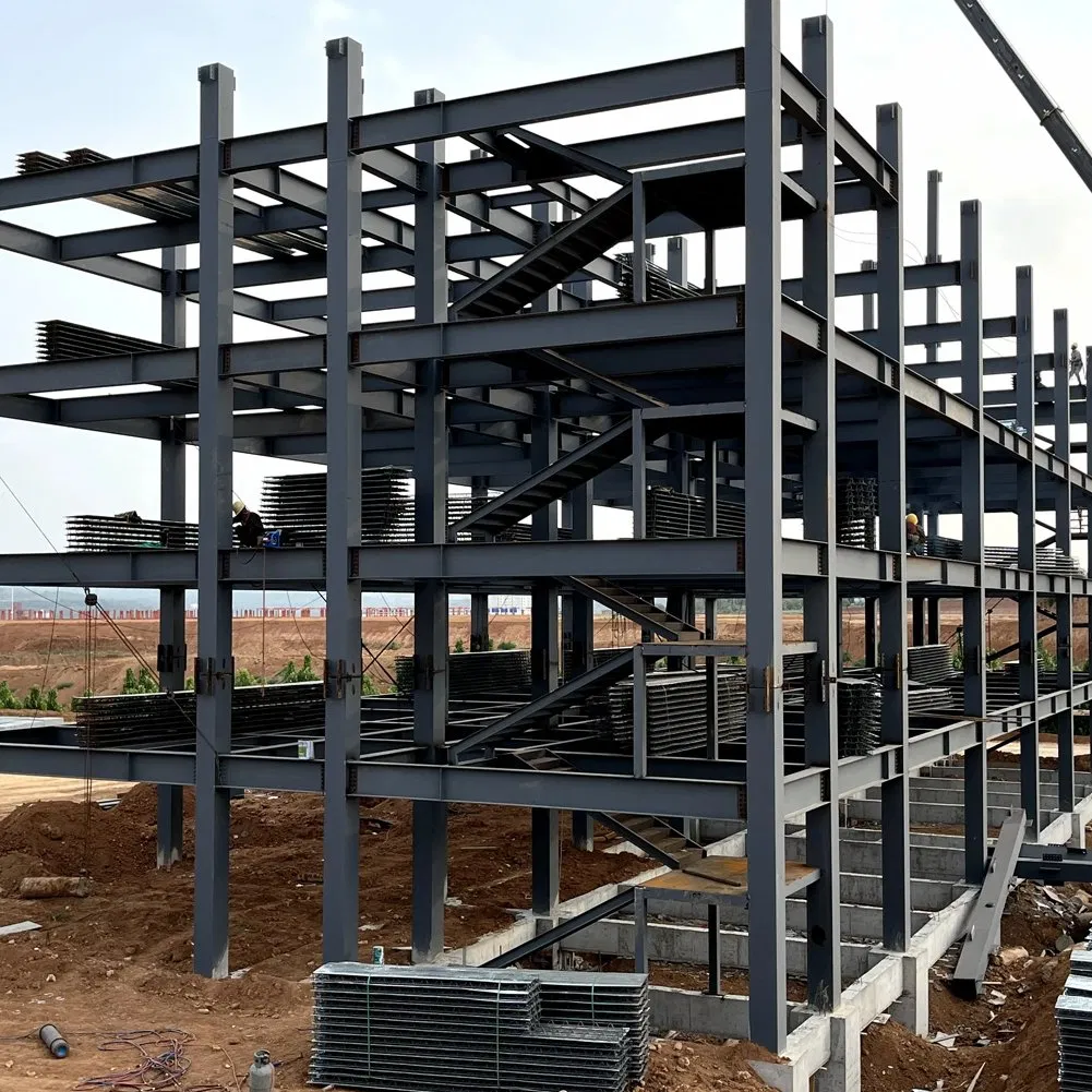 Commercially Prefabricated Multi-Story Steel Structure Buildings for Schools Pre-Engineered Office & Apartment Facilities