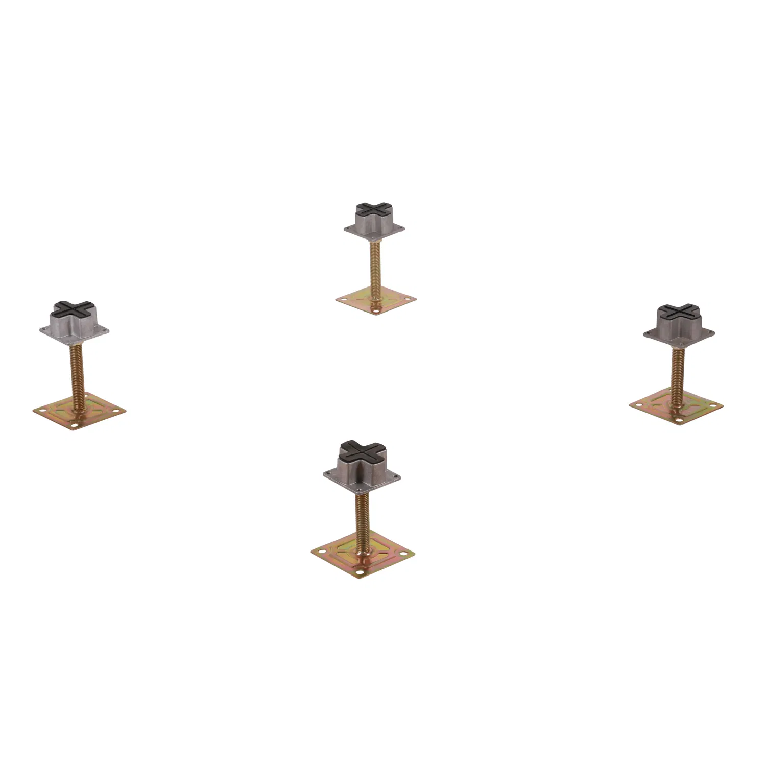 OA60 Panel Used 95*95 Base Plate Aluminium Cross Head Pedestal