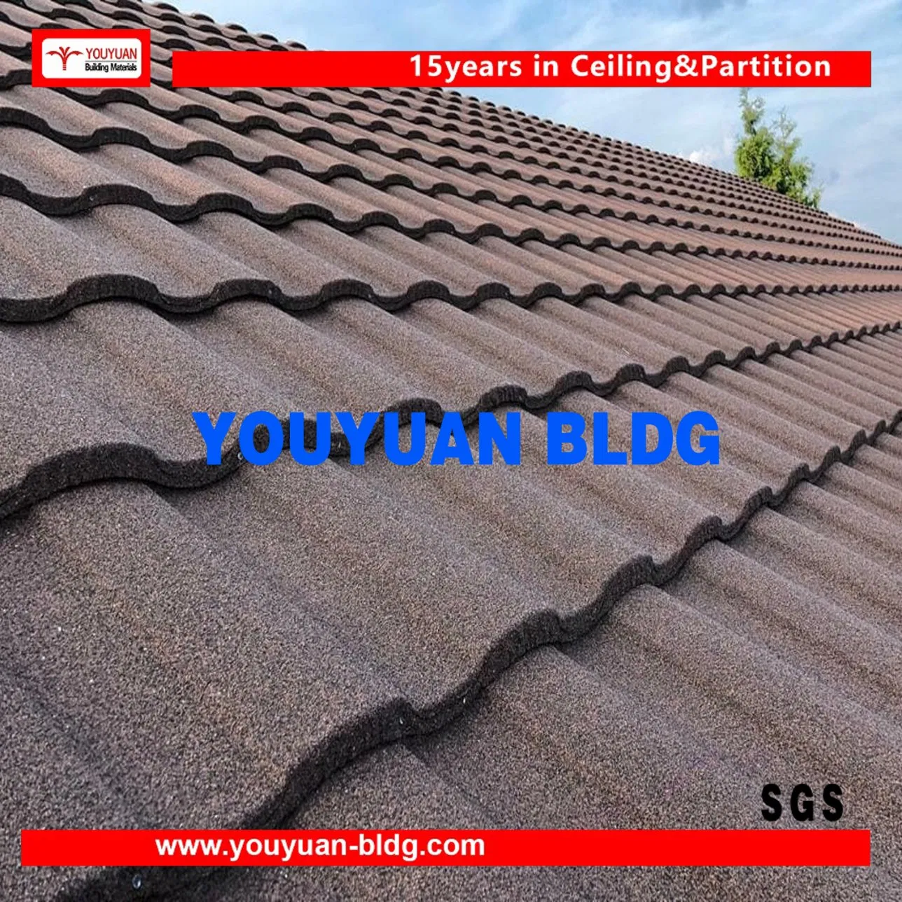 Stone Coated Steel Roof/Stone Coated Roofing Tile/Stone Coated Metal Rooing Tile/Roof Sheet