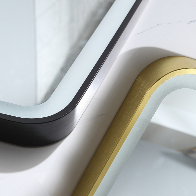 Plain Mirror Price LED Bathroom Mirror/Dressing Mirror/LED Mirror/Mirror Aluminum Frame with Bluthooth Speaker