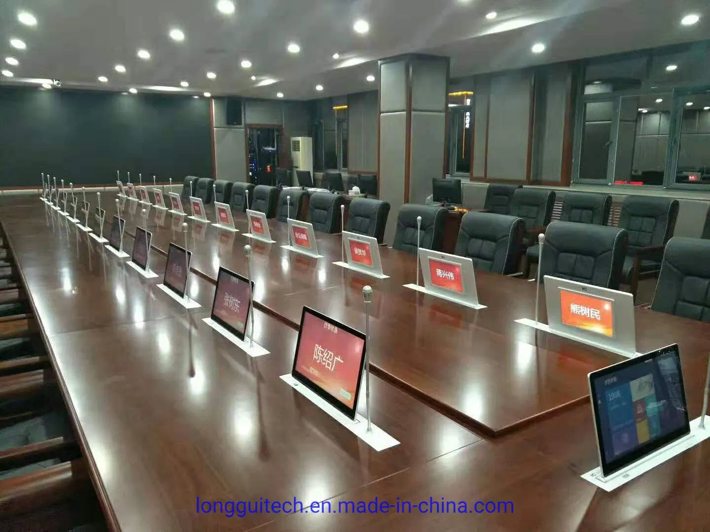 Meeting Room Table Display Screen System