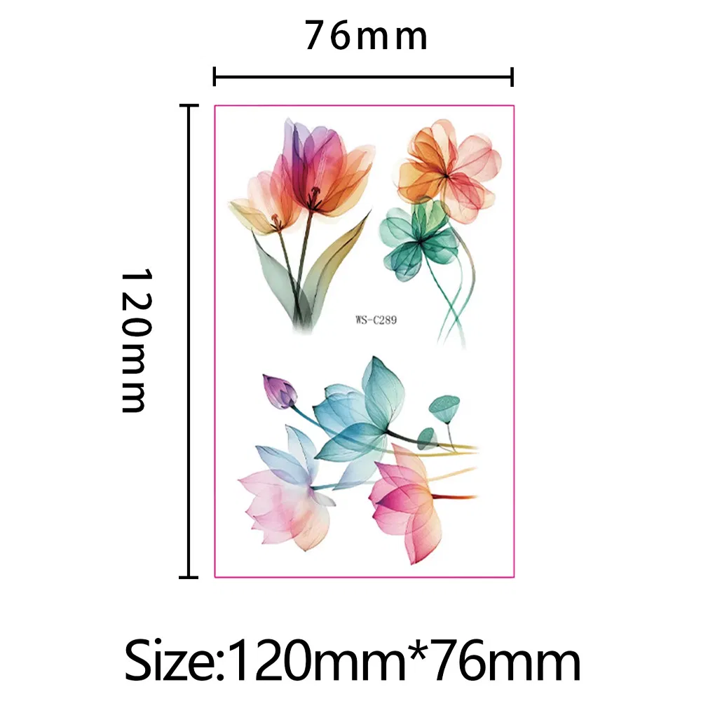 Butterfly Temporary Waterproof Face Tattoo Sticker Custom Wholesale Kids Body Art Tattoo Supply Stickers