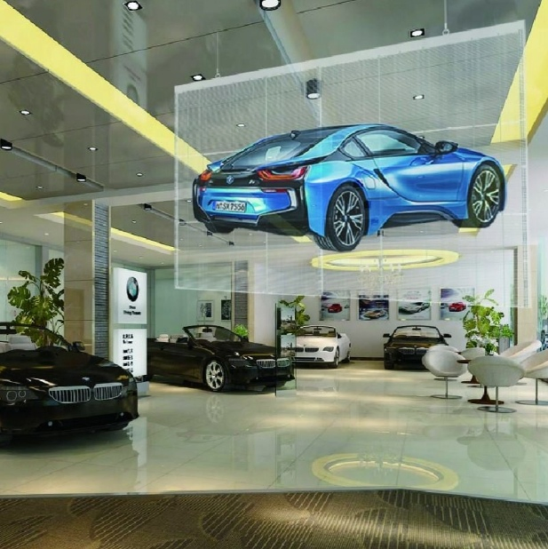 P3.9-7.8 High Brightness Transparent Flexible LED Screen Window LED Display