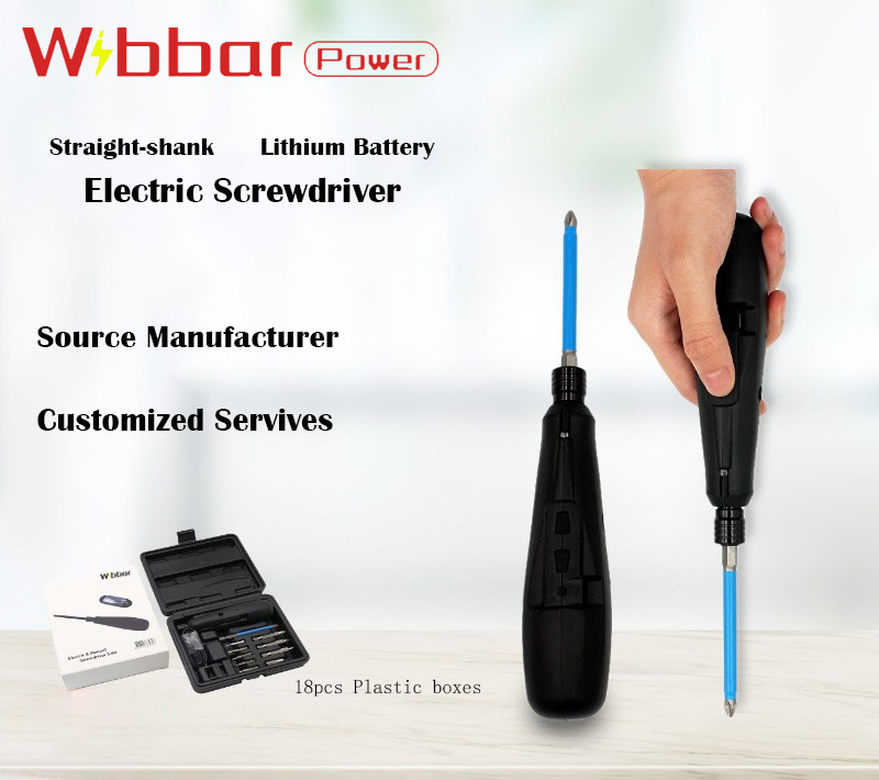 Electric Screwdriver Small Straight Handle Lithium Tool