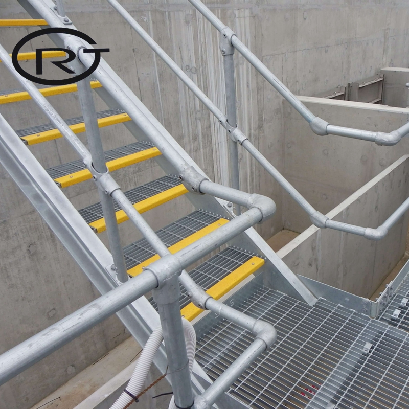 14" Wide Galvanized Steel Trench Drain Bar Grating