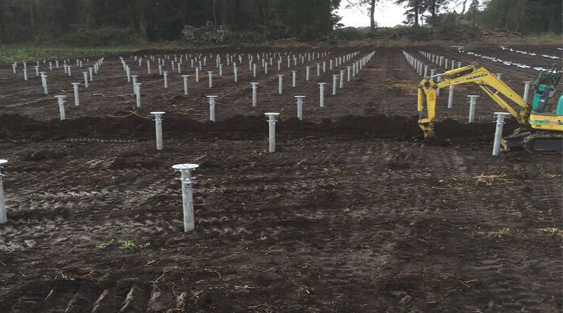 Винтовой анкер для солнечных панелей и фундаментов