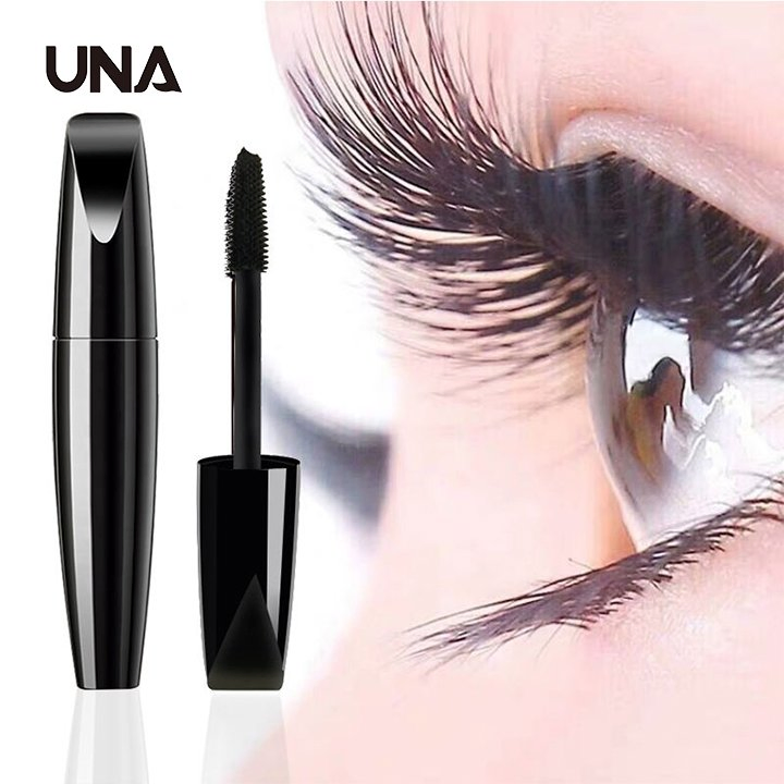 4D Custom Logo Mascara with Waterproof Long-Lasting Curling Lengthening Volumizing Liquid Formula Makeup for Long Lashed Eyes