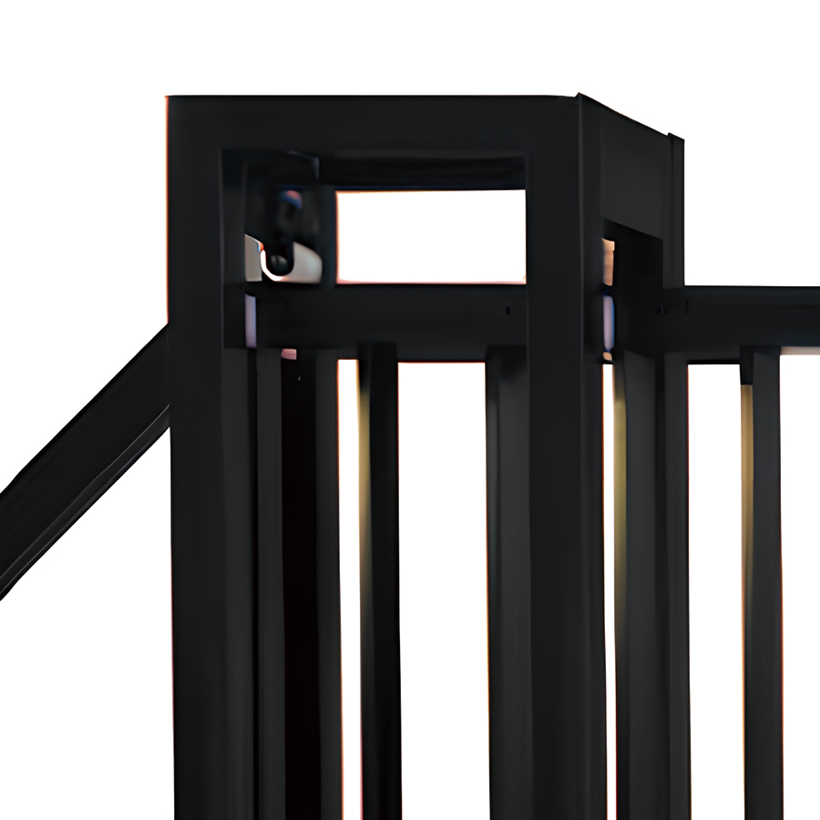 32ftx5.5FT 1000W Electric Two Way Cantilever Sliding Gate Metal Gate Garden Doors