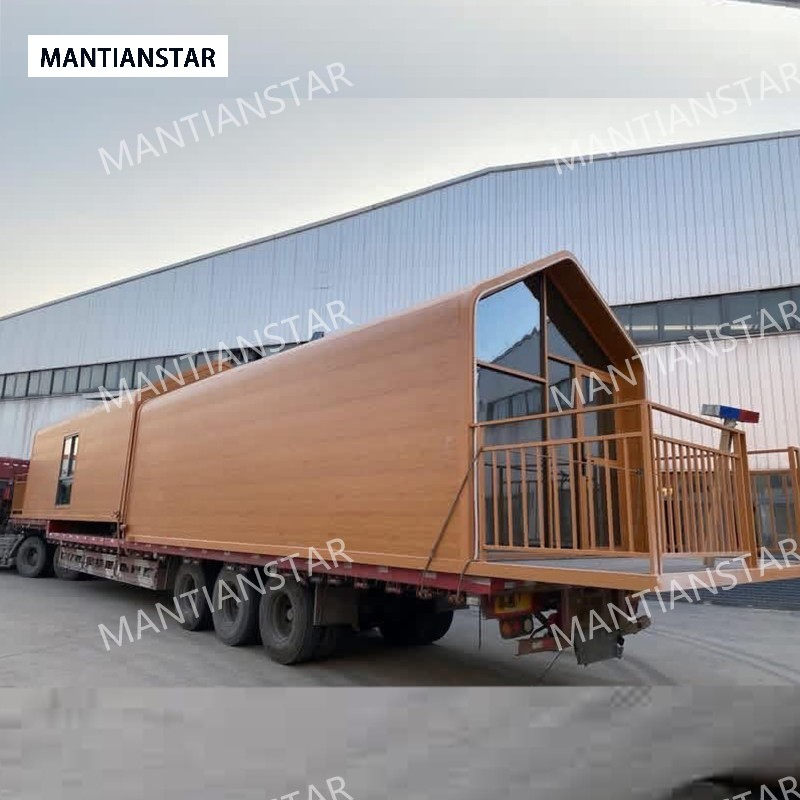 Triangular Container Mobile Tiny Vessel House Capsule Hotel for Building Material