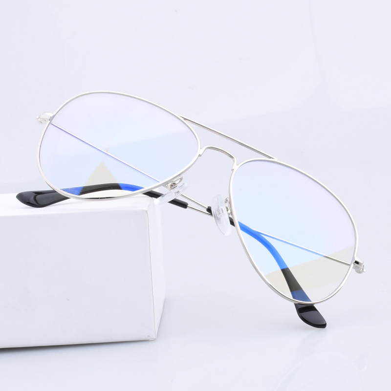 Round Eyeglasses Frame Computer Gaming Sunglasses Blue Light Blocking Glasses