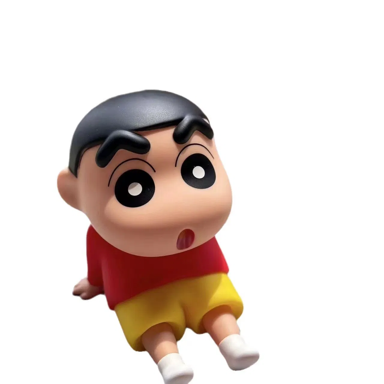 Crayon Shin-Chan 3D Cute ABS Vinyl Doll Portable & Flexible Mobile Phone Holder Stand for Home & Desk Use Comes in Box