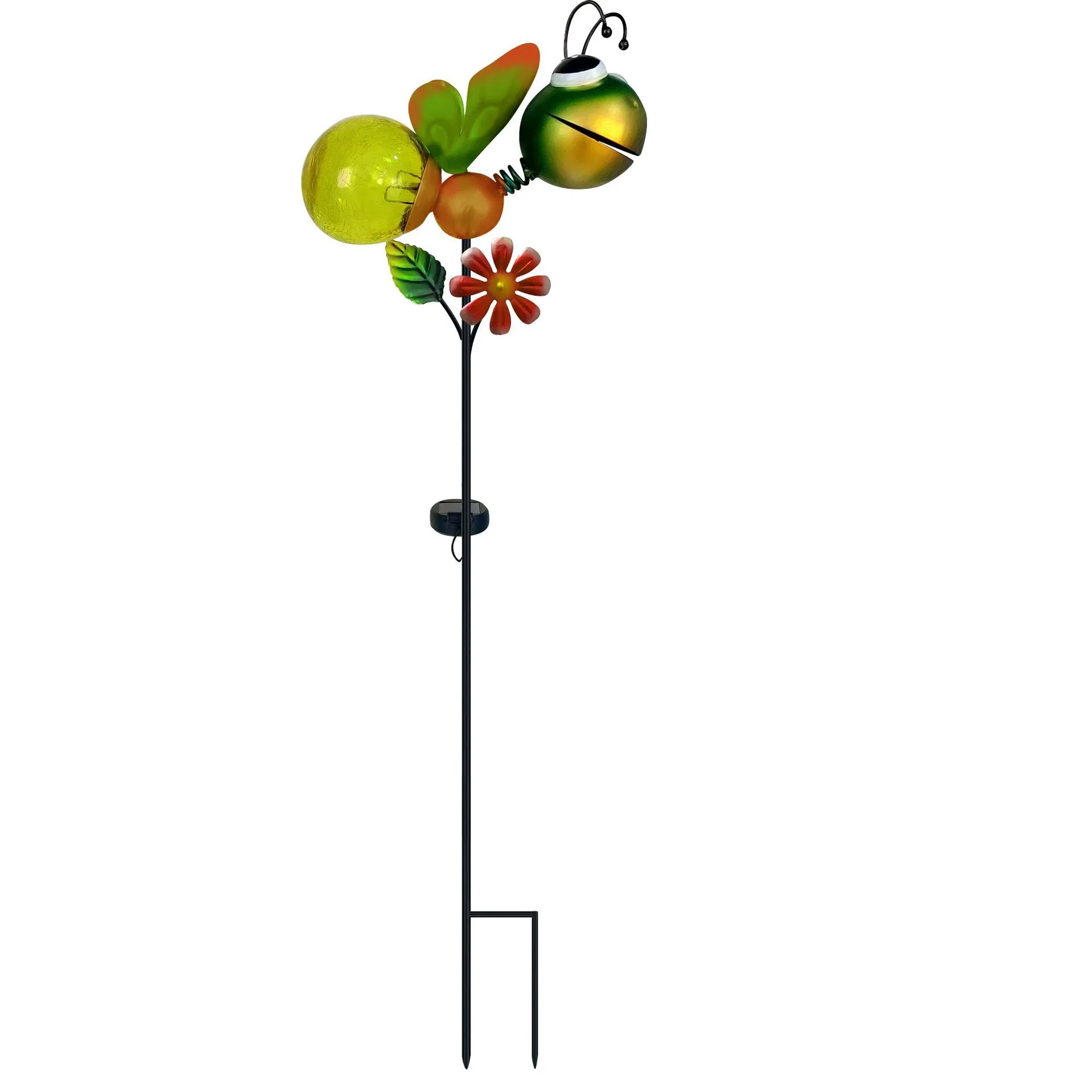 Solar Powered Decorative Lights Garden Bee Butterfly Stake for Pathway Yard Lawn Decoration Mothers Day Mom Gifts