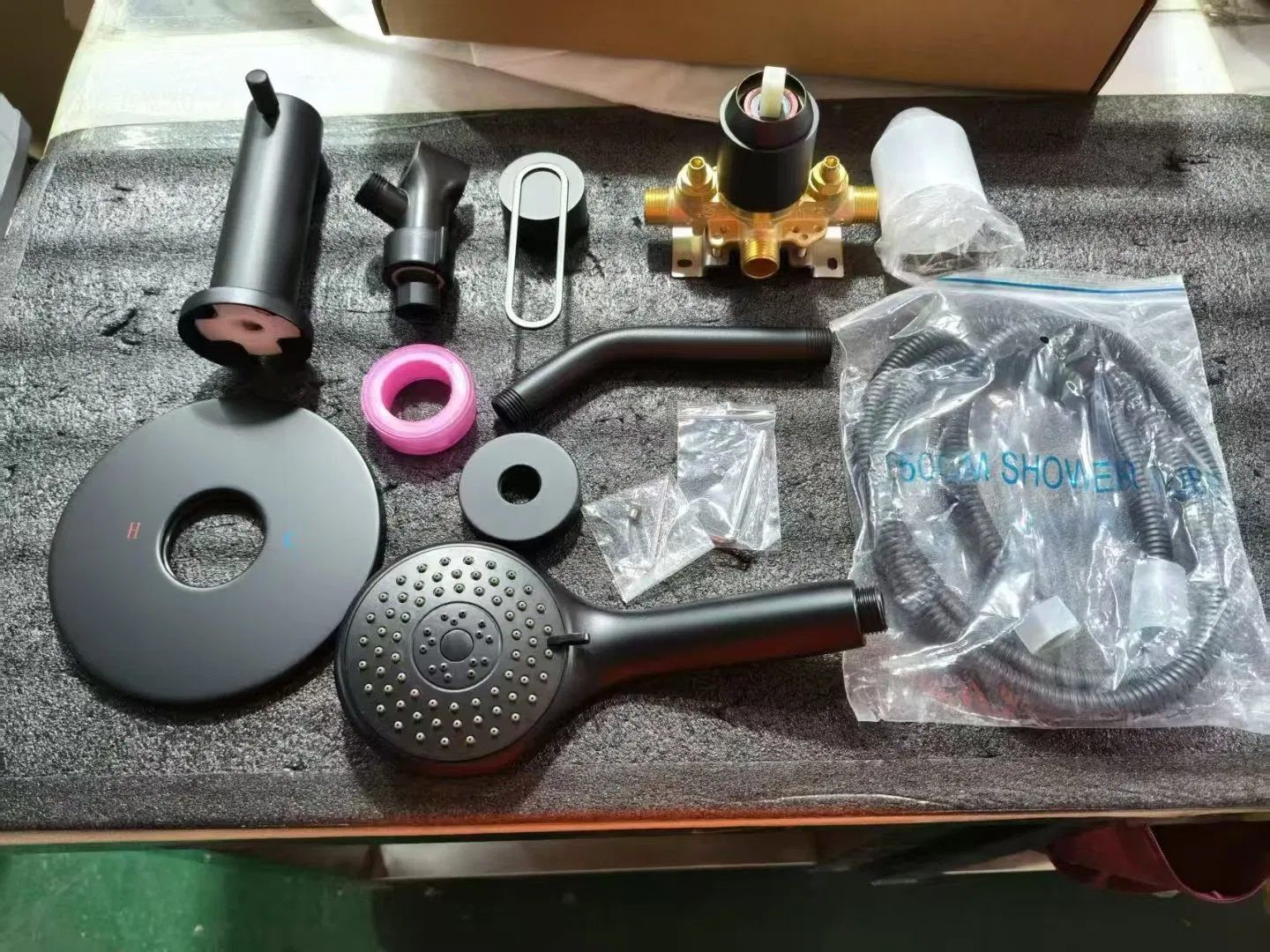 Square Bathroom Shower System Senducs Black Gold Bathtub