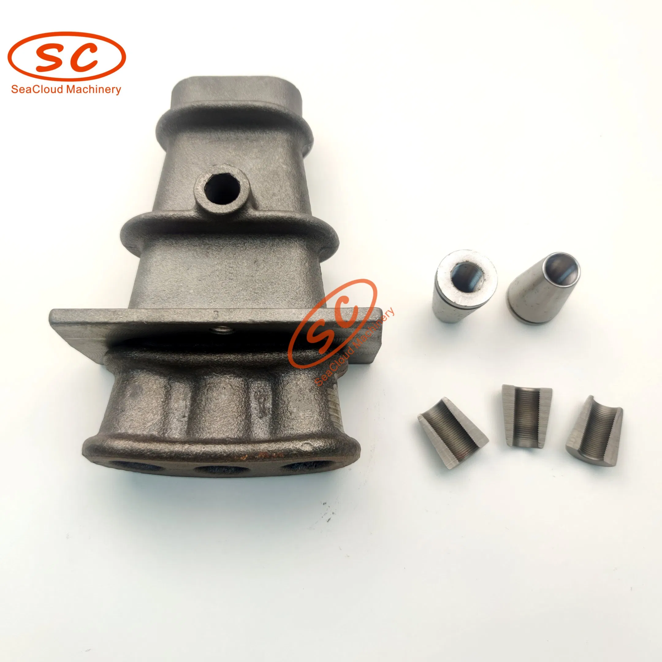 Bonded Post Tensioning 0.5' Stressing 12.7mm Flat Anchor Concrete Round Flat Anchorage