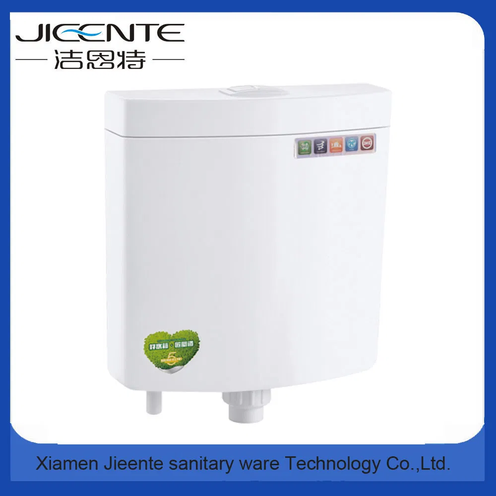 Toilet Tank with Dual Push Button