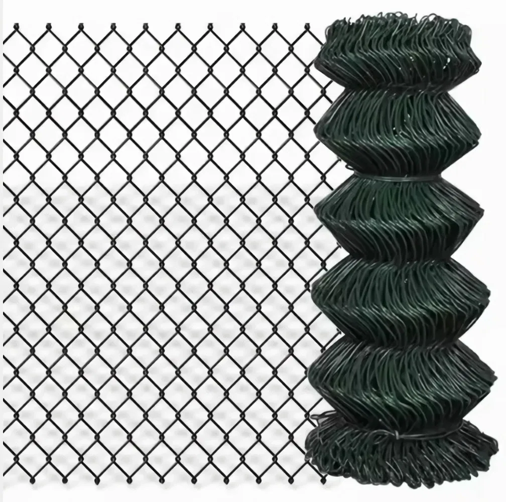 Hot Dipped Galvanized Cyclone Wire Mesh 8 FT Chain Link Fence Roll PVC Chain Link Fence for Philippines