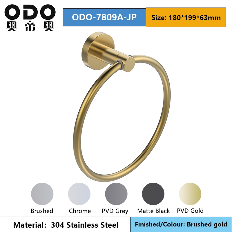 Настенный держатель для полотенец PVD Gold