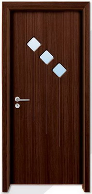 Latest Design PVC Interior Wooden Doors (EI-P001)