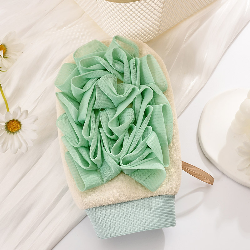 Cleaning Scrub Mitt Rub Dead Skin Removal Exfoliating Gloves