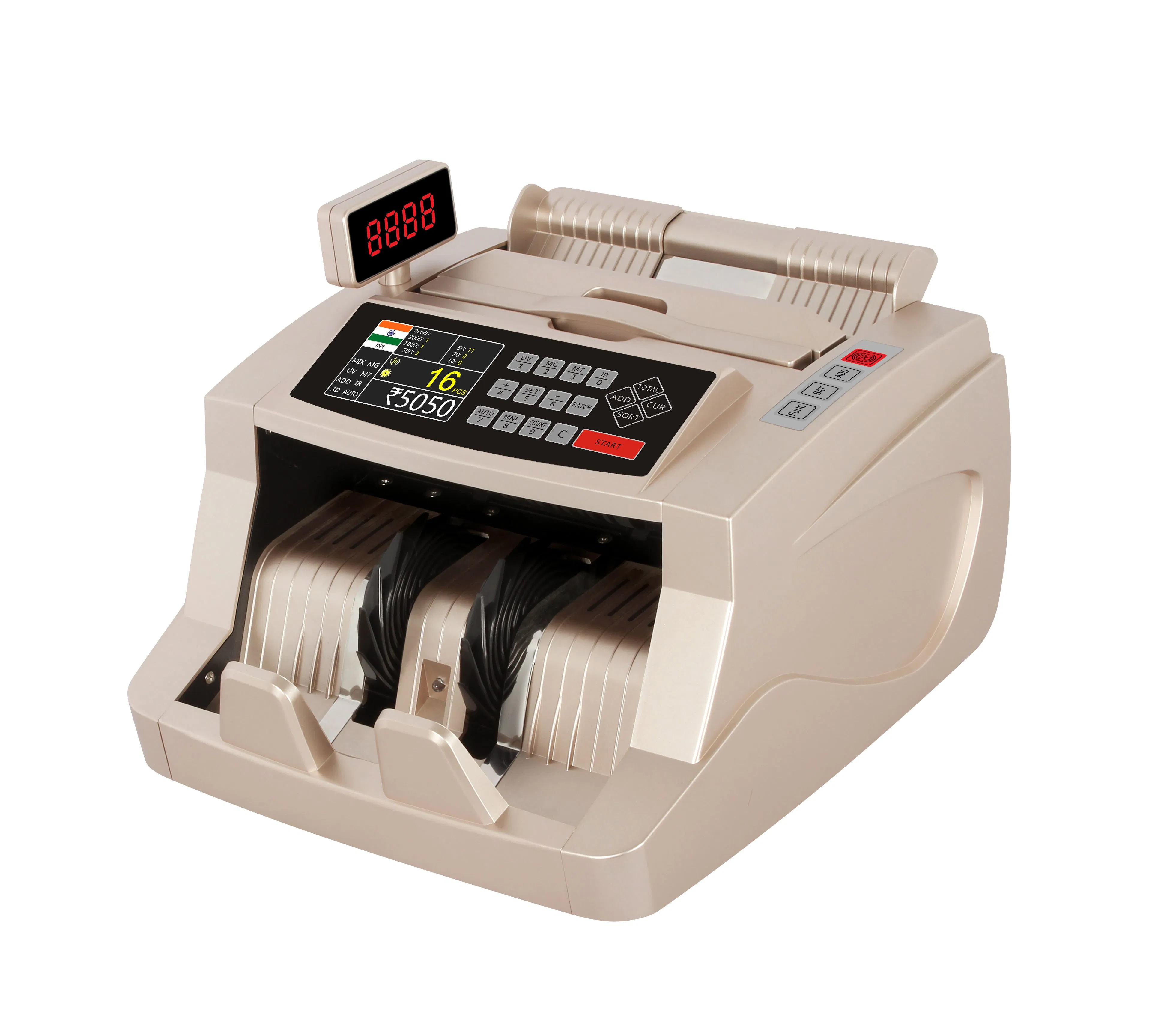 Al-6300 Inr Currency Banknote Denomination Sorting Machine