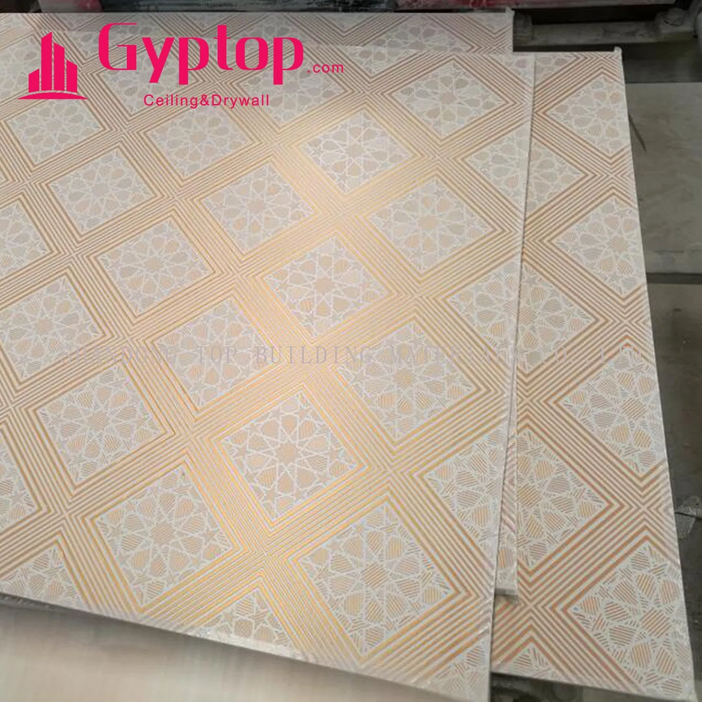 Hot Sale PVC Laminated Insulated False Gypsum Ceiling Tiles with Cheaper Manufactory Price