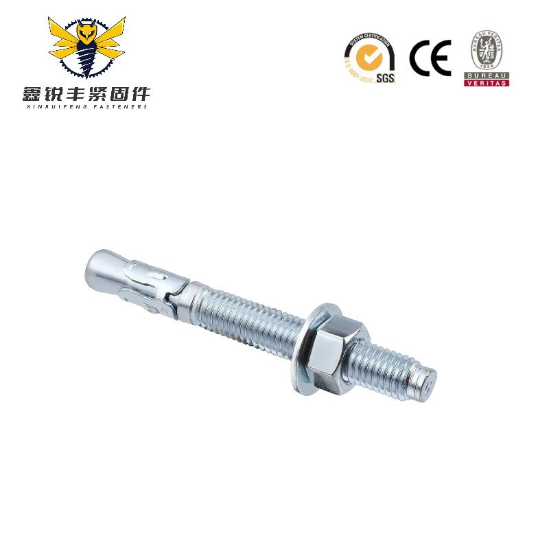 Customized Wedge Anchor Galvanizing Finish Carbon Steel Expansion Bolt Anchor for Concrete