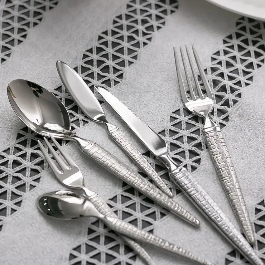 England Series Stainless Steel Table Knife Handle Special Texture High Quality