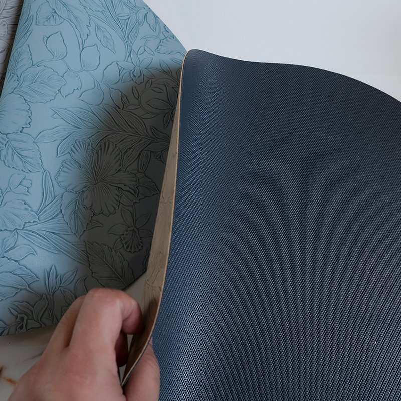 Eco-Friendly Round Square PVC Leather Placemats for Dining