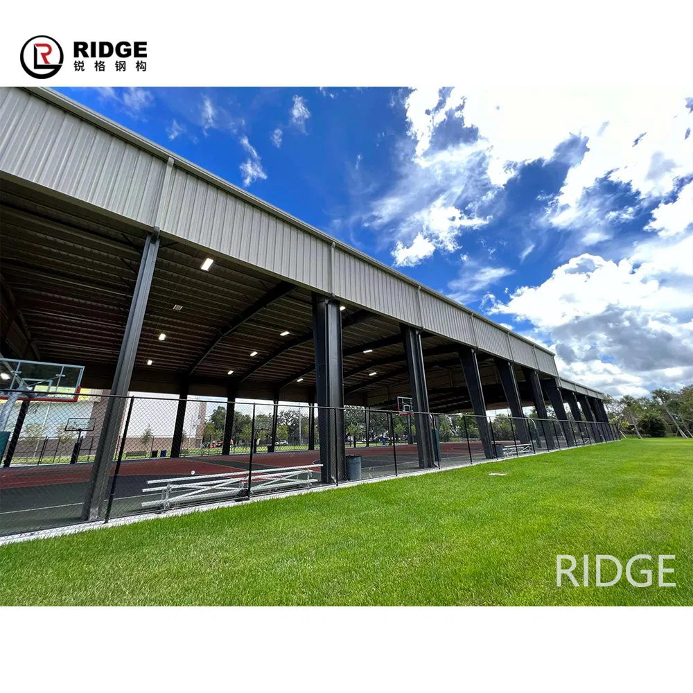 Prefabricated Steel Structure Sport Badminton Tennis Court Stadium Gymnasium Building