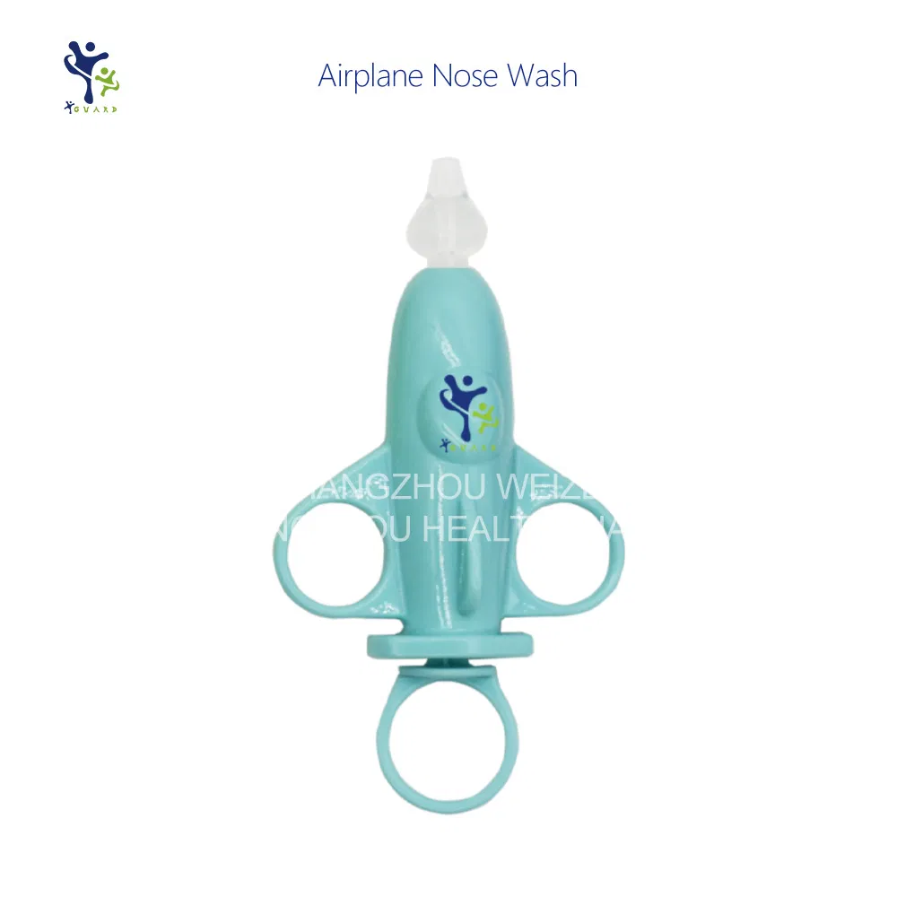 CE Baby Nose Wash Syringe Type Plane 3-Ring Design Aspirator Saline Nasal Irrigator