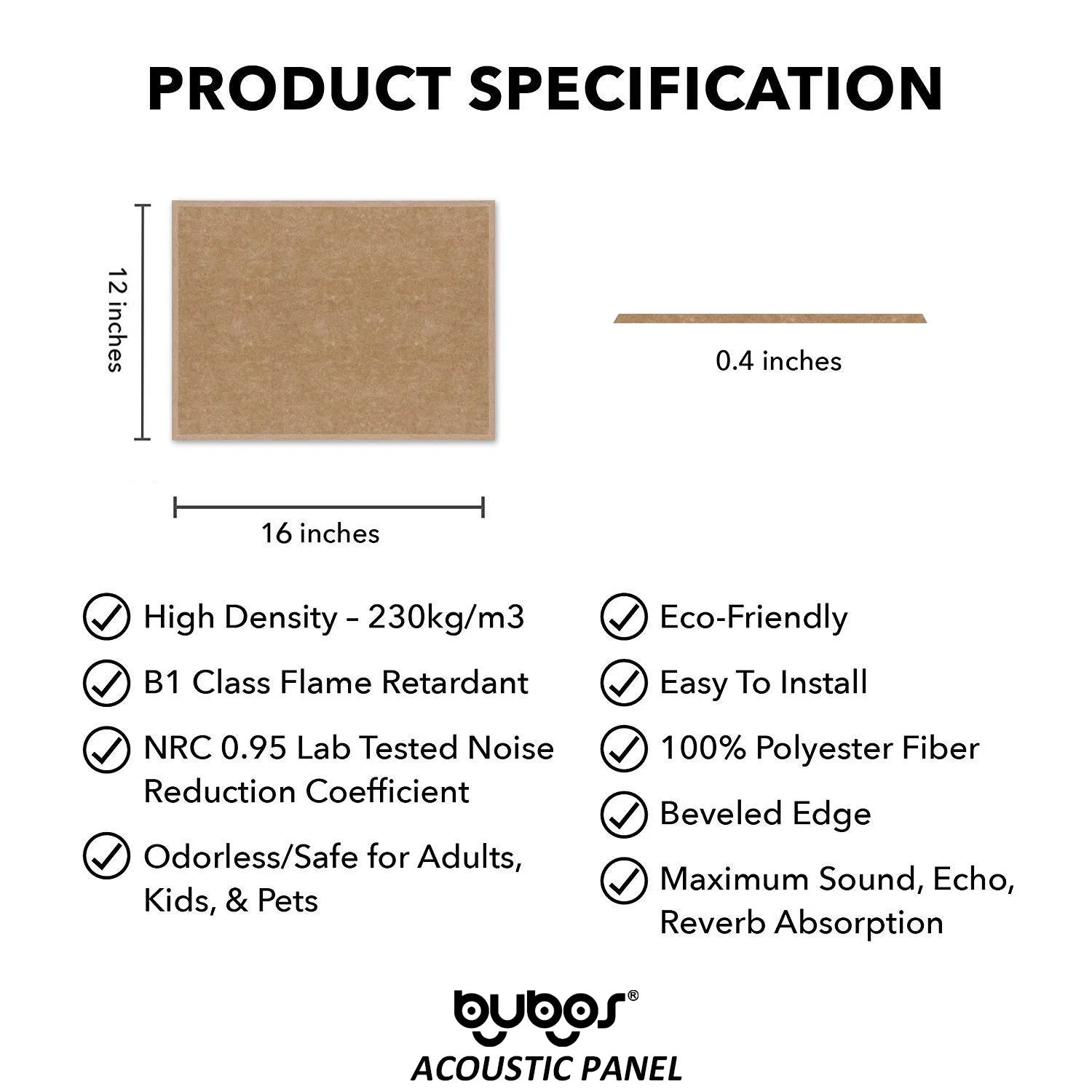 Premium Sustainable Sound Panels for Enhanced Room Acoustics