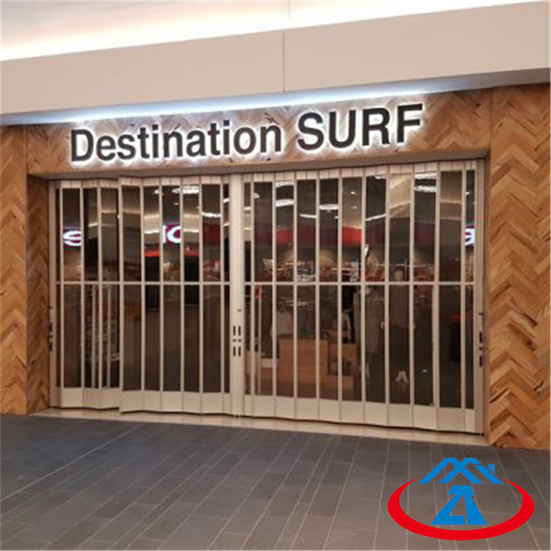 Heat Preservation Transparent Polycarbonate Folding Door