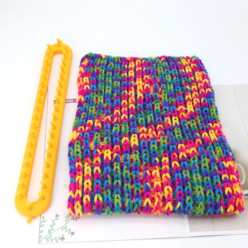 4 Size Plastic Rectangular Knitter Knitting Loom Set Scarf