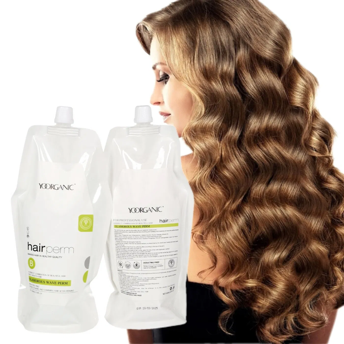 Private Brand Hair Rebonding Straight Cream Permanent Agent a/B for Damage Hair