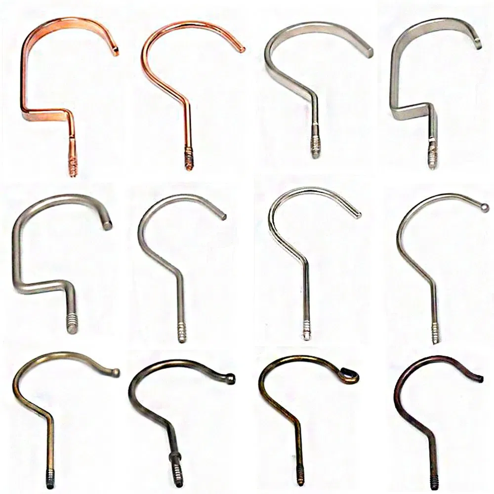 Accessories Non-Slip Rubber Metal Wire Clips&Metal Galvanized Hook with Zinc, Nickel, Chrome Plated for Garment, Clothes, Wooden, Plastic Hangers Accessory Part
