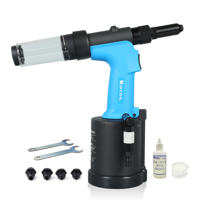 Hot Rocol Rl-4000LV Pneumatic Nail Pulling Rivet Gun 4.0-6.4mm Rivets Nail Suction Riveter Tool
