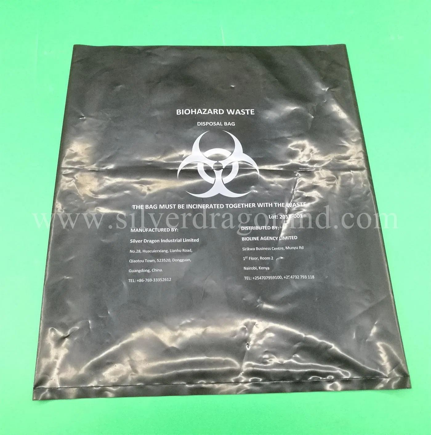 Custom Medical Waste Bag, Biohazard Bag, Autoclave Bag for Hospital/Clinic