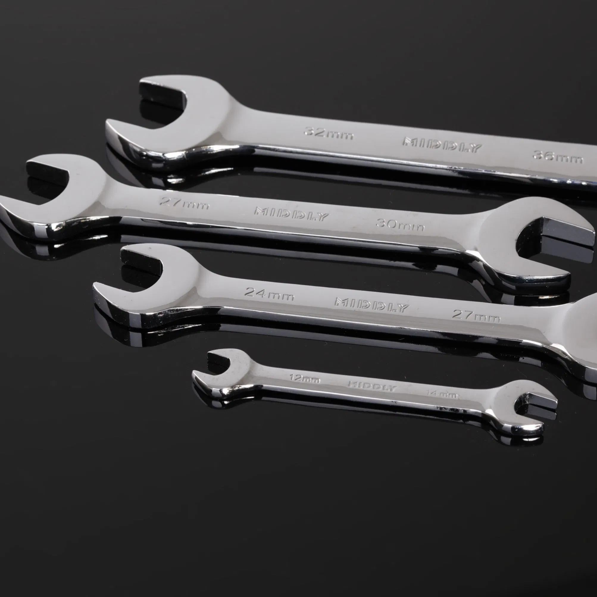 Набор гаечных ключей Middly, двойной рожковый, Cr-V