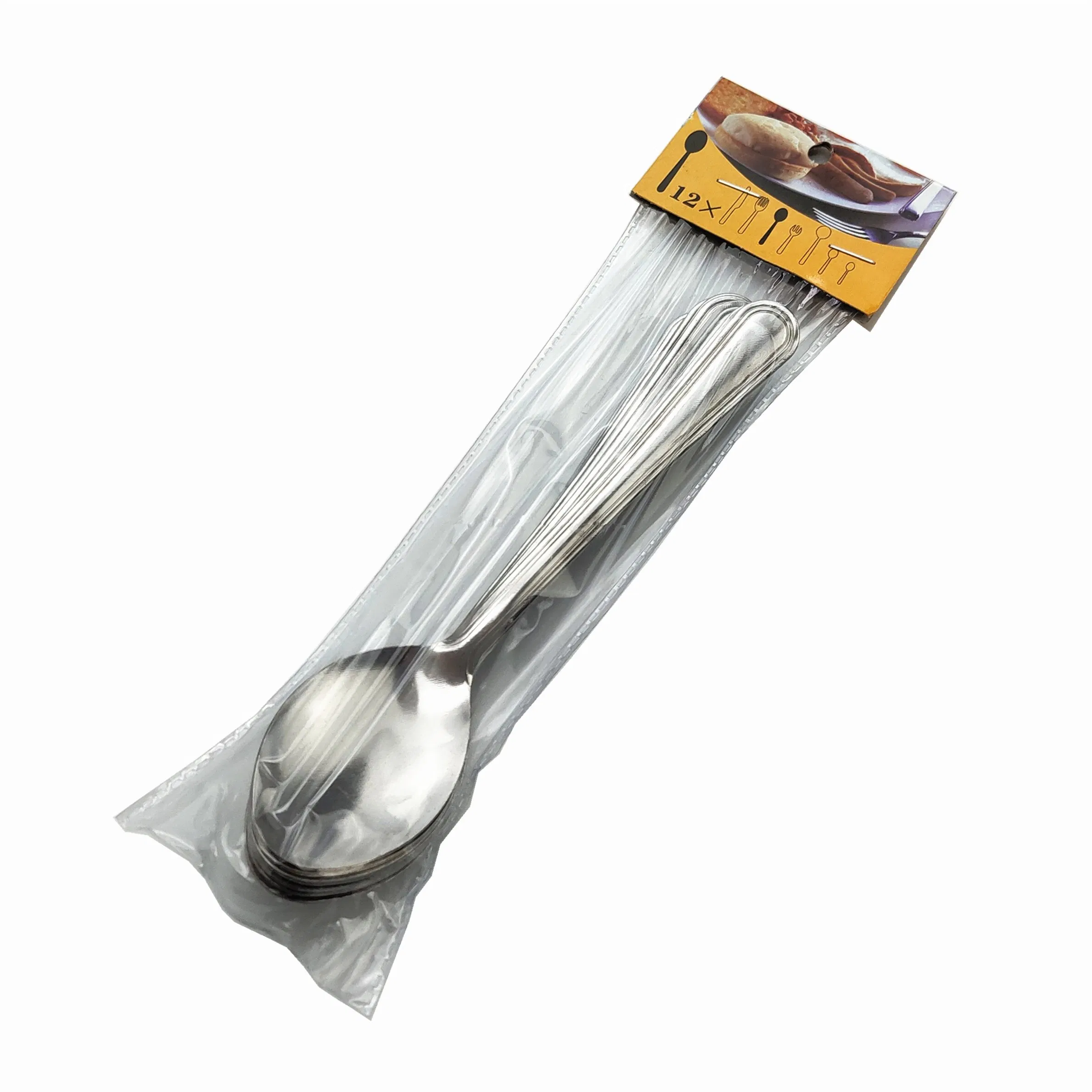 Long Handle Machine Polish Ss Spoon Used in Hotel