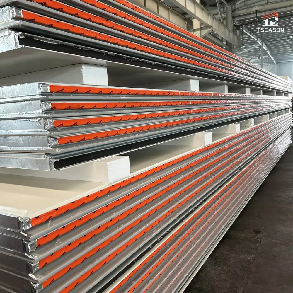 OEM ODM Service Available Custom Logo Printing Rock Wool Core Building Sandwich Panel