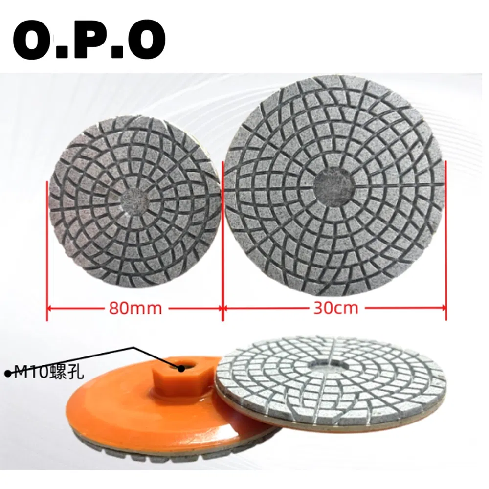 Factory 50-1000grit Resin Bond Concrete Diamond Water Polishing Pad Polishing Disc for Floor Marble Terrazzo