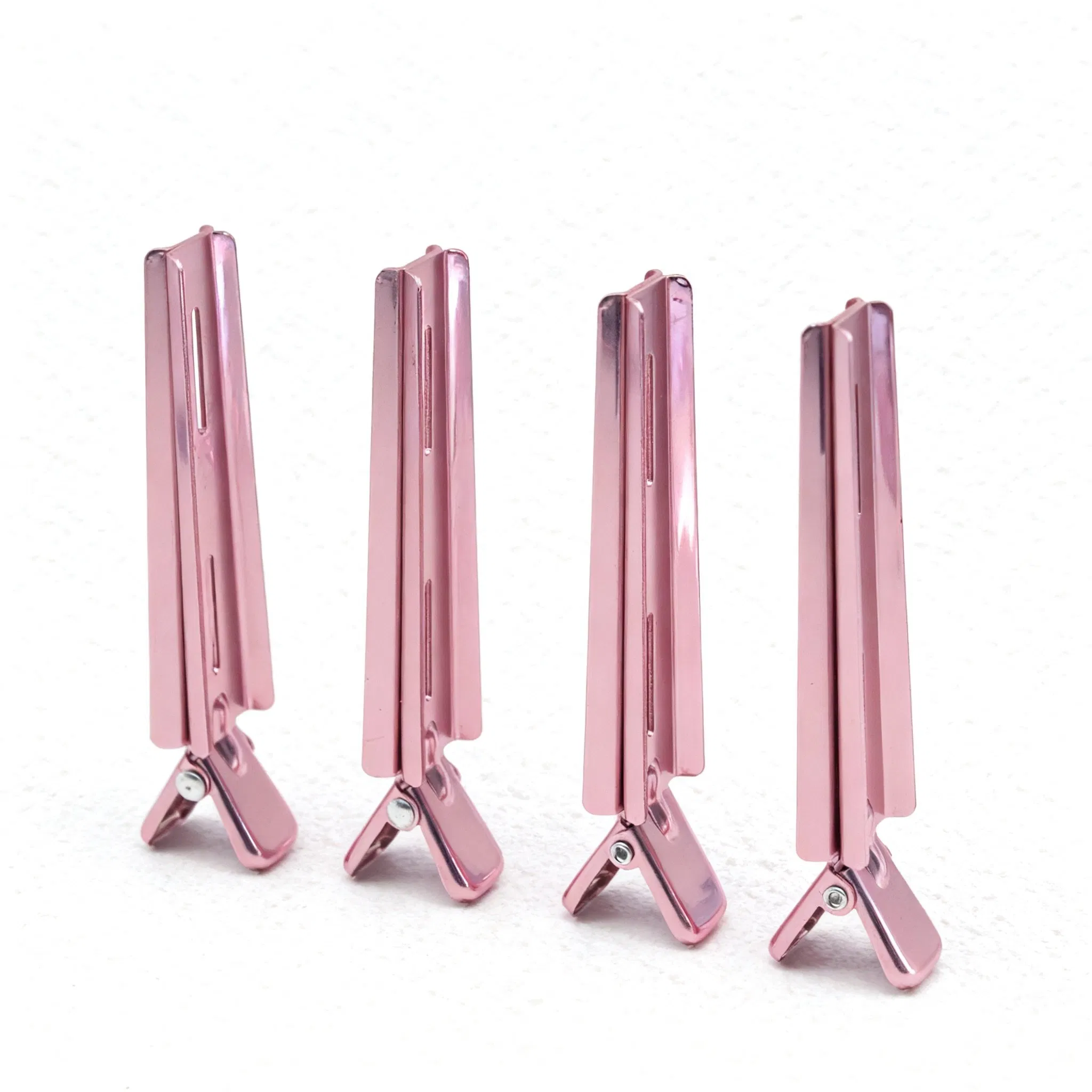 Алюминиевые зажимы для волос Rose Gold, 10 см