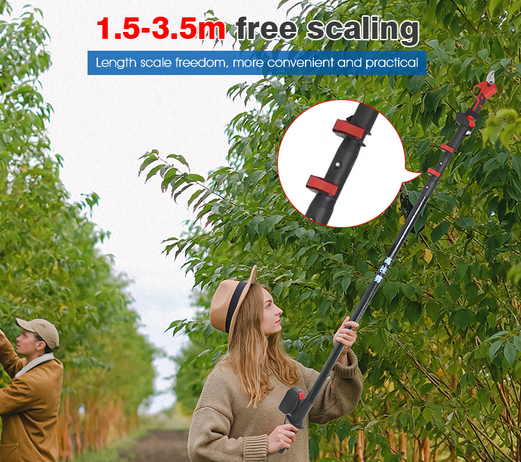 High Quality 3.5m Lithium Battery High Altitude Pruning Cutting Machine