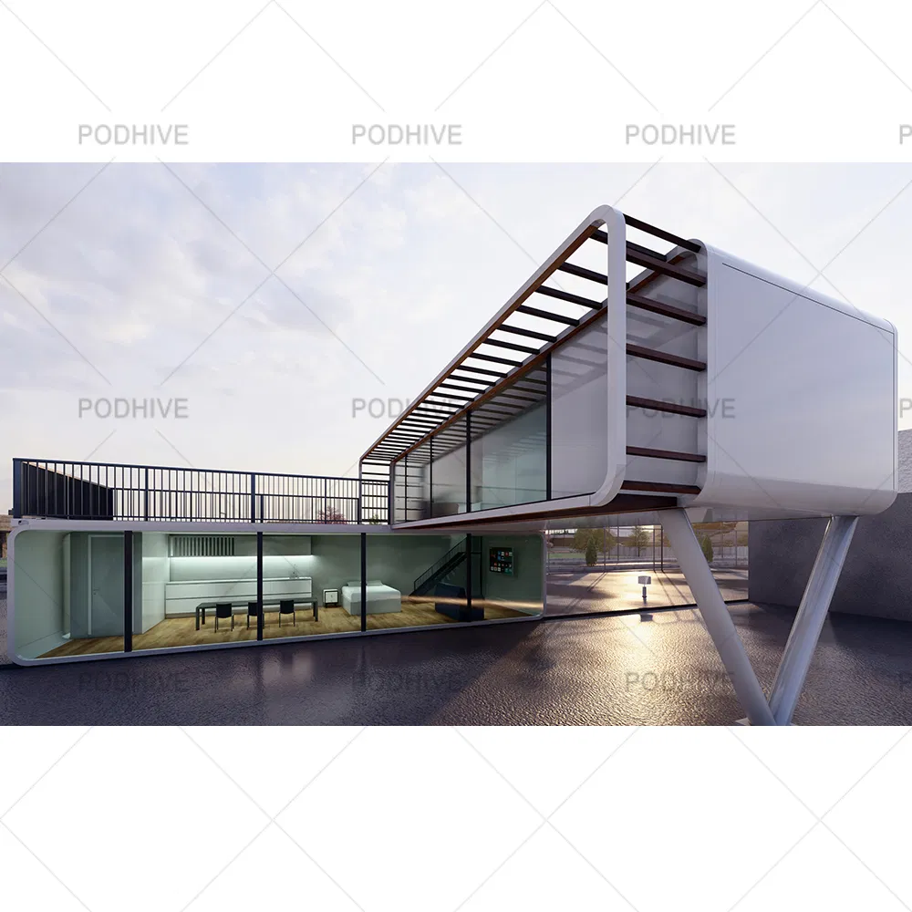 2-Story China's 20FT/40FT Customizable Apple Cabin Modular Homes