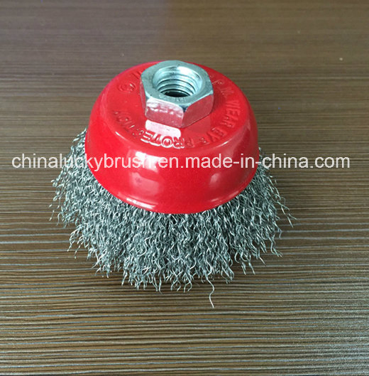 Чашечная щетка 3 дюйма из нержавеющей стали