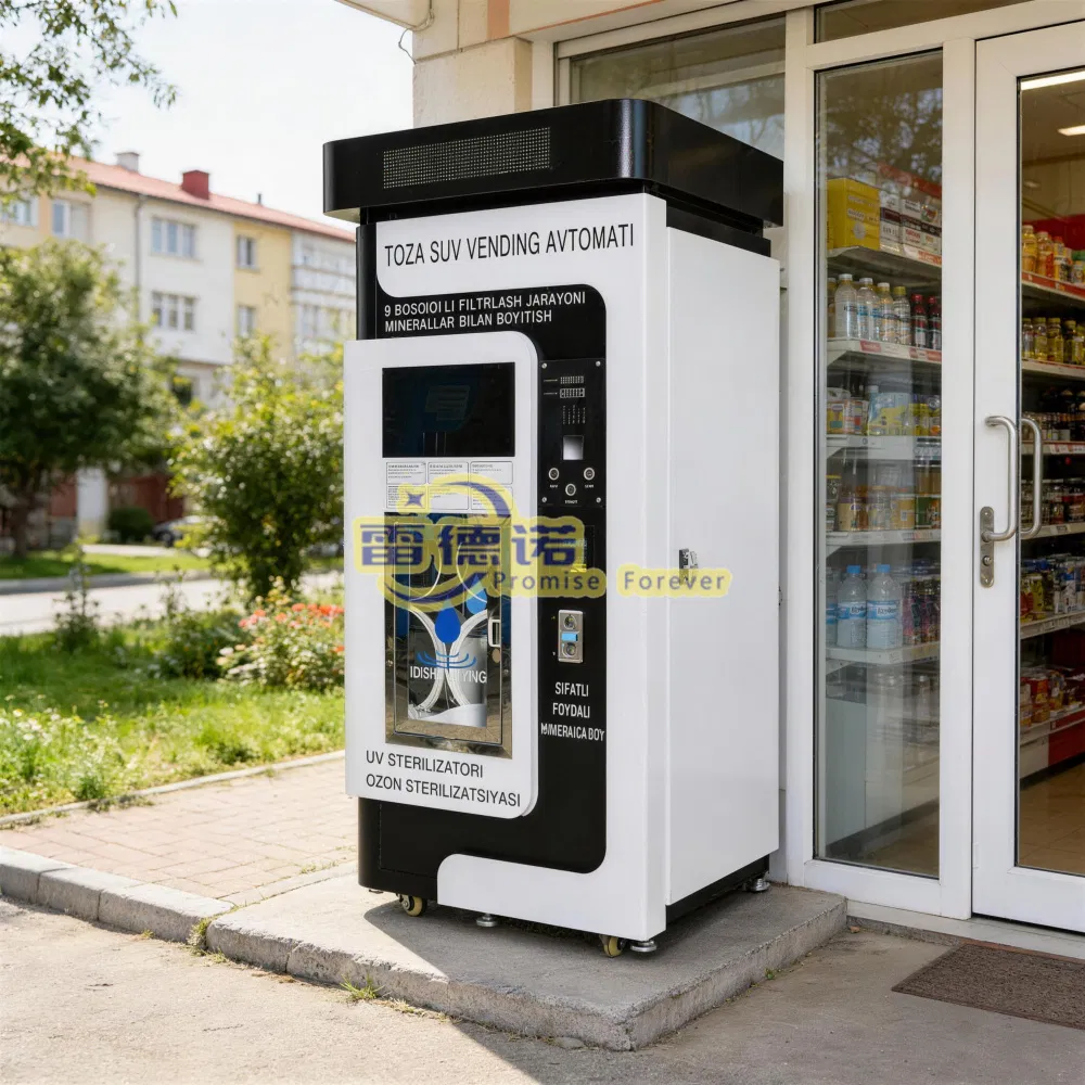 Outdoor RO Purified Water Vending Machine for Drinking Water with Card Reader Option Popular Purified Automatic Drinking Water