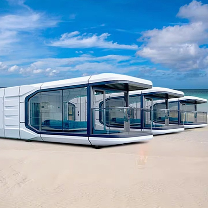 Custom Modern Steel Structure Mobile Family Home – Prefab Micro Capsule House for Residential Use