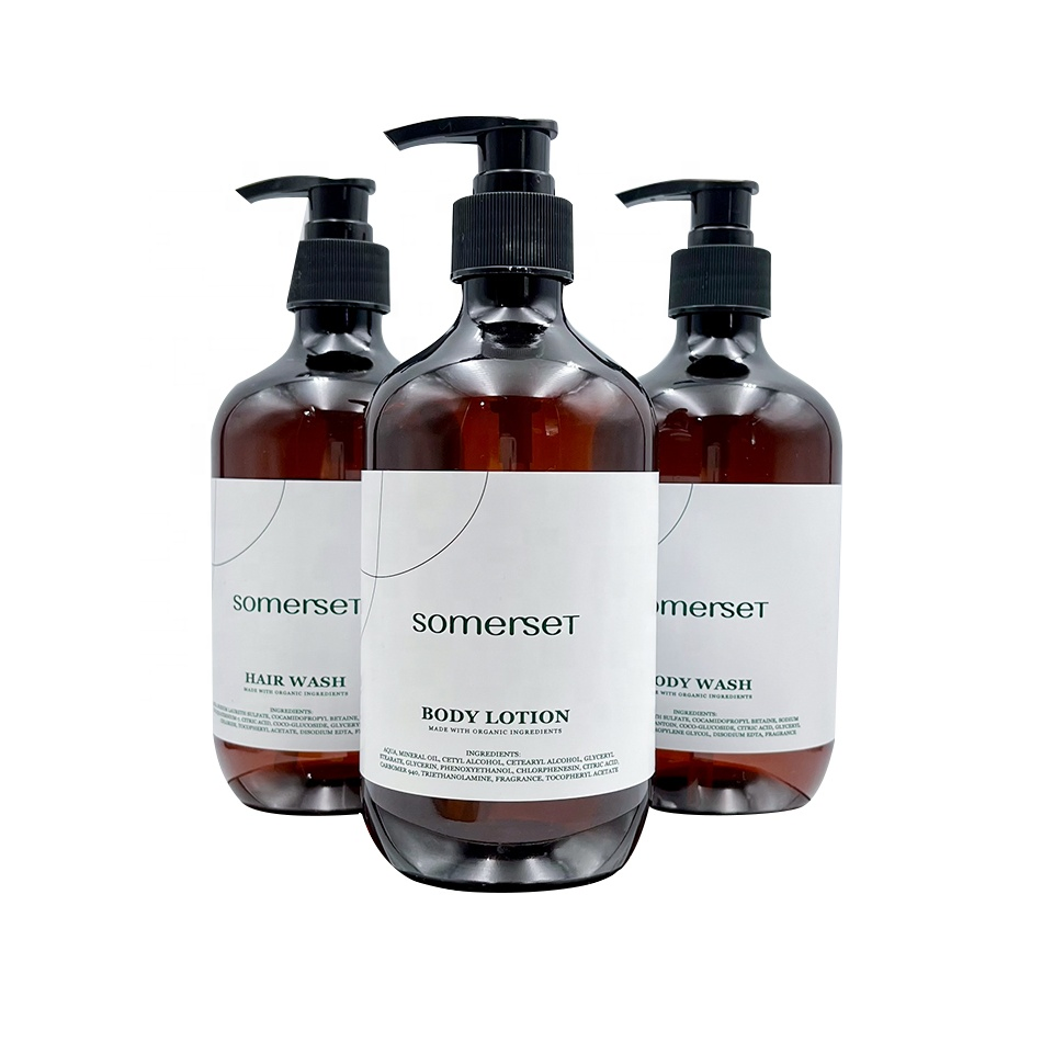Custom Logo Hotel Wall Mounted 500ml Shampoo Showel Gel Hotel Amenities